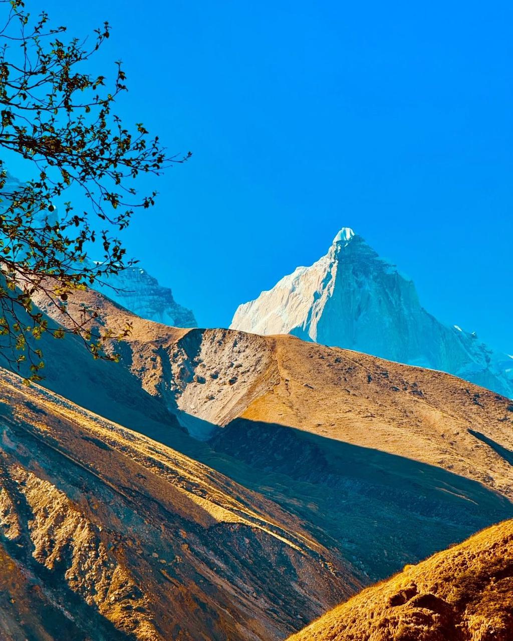 Boulders and moraine sections on Kedartal trail